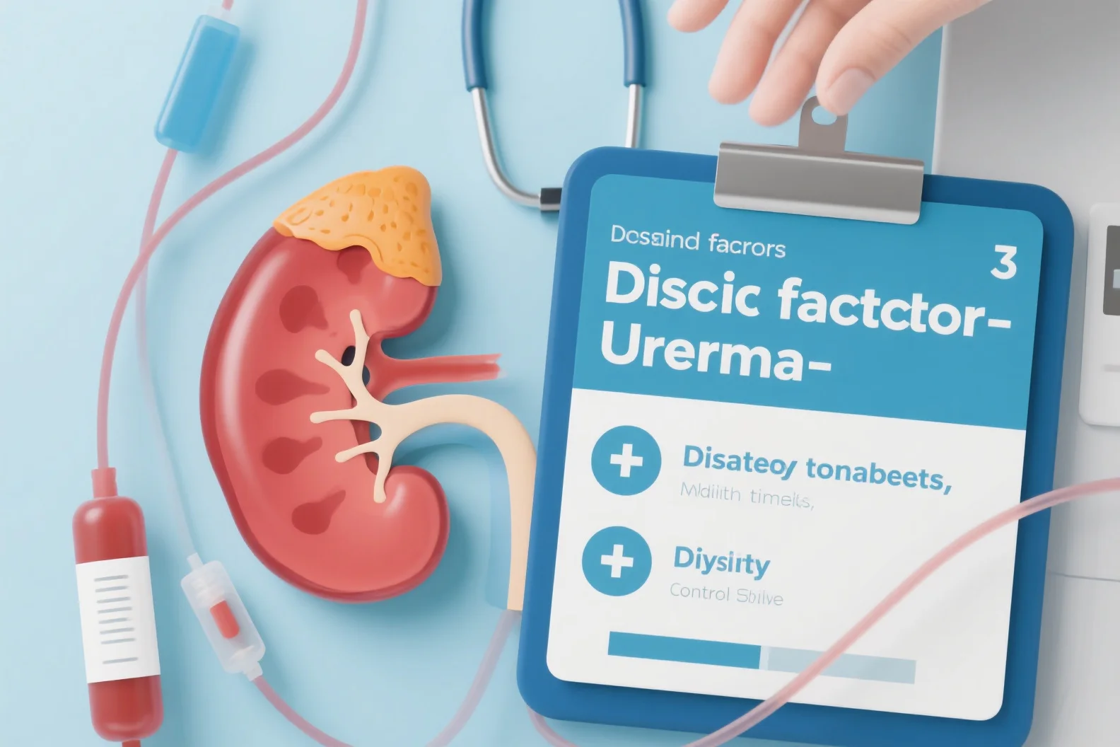 Learn 3 decisive factors that determine if kidney disease leads to uremia—disease type, treatment timing, and daily care. Take control today.