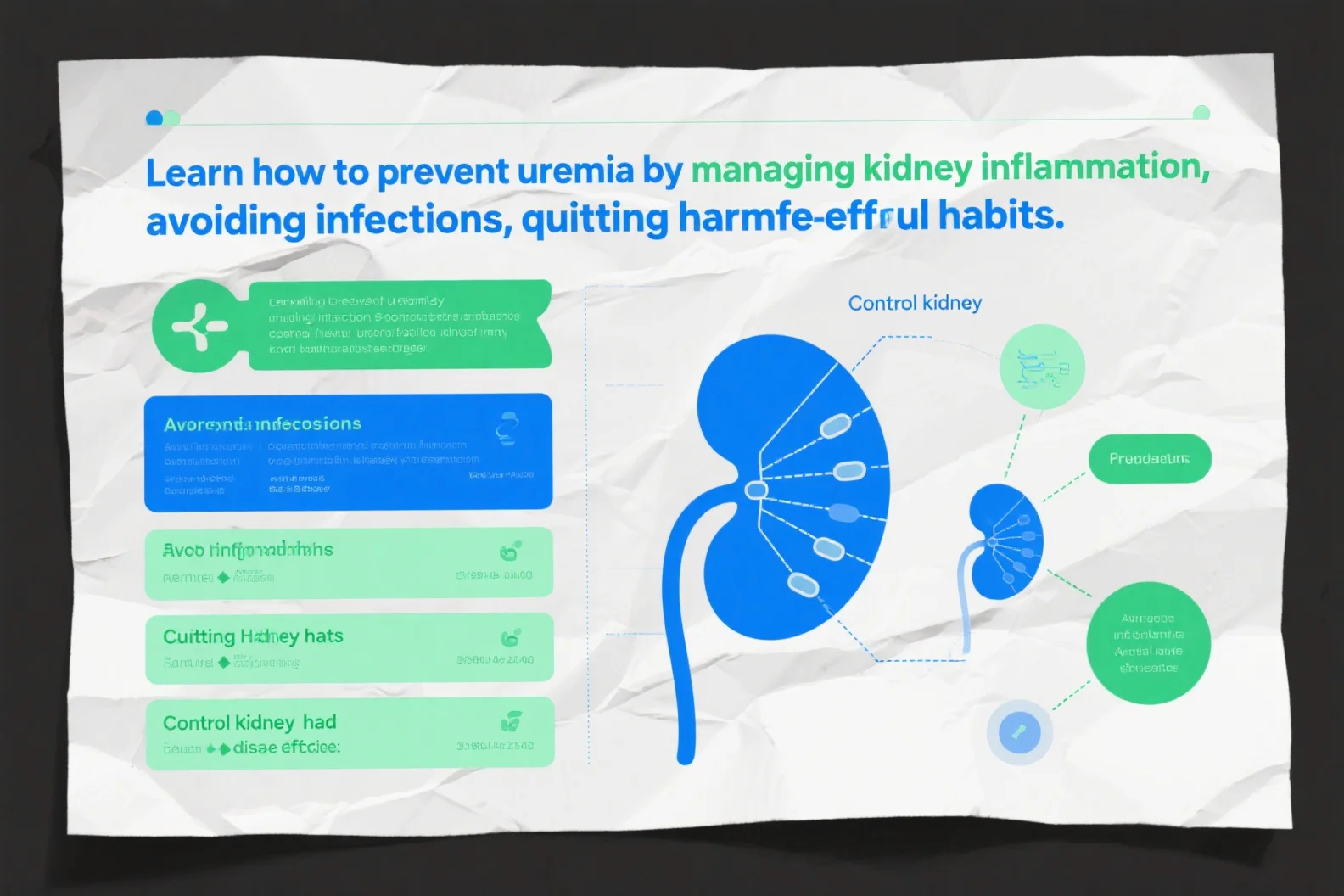 Learn how to prevent uremia by managing kidney inflammation, avoiding infections, and quitting harmful habits. Control kidney disease effectively.