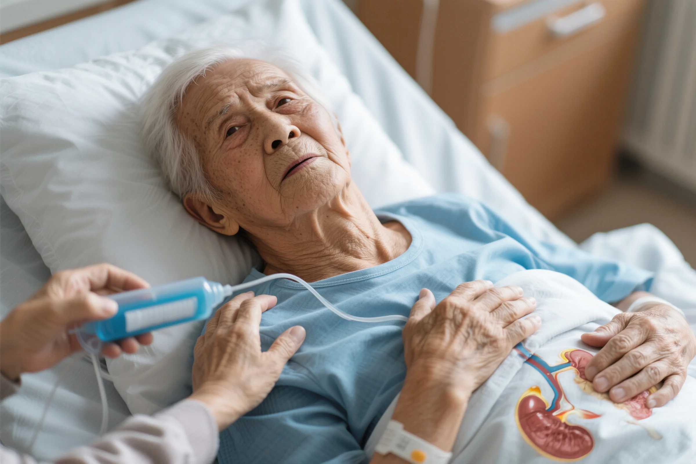 Learn about uremic pneumonia in elderly: causes, symptoms, and treatment for pulmonary edema linked to chronic kidney failure.