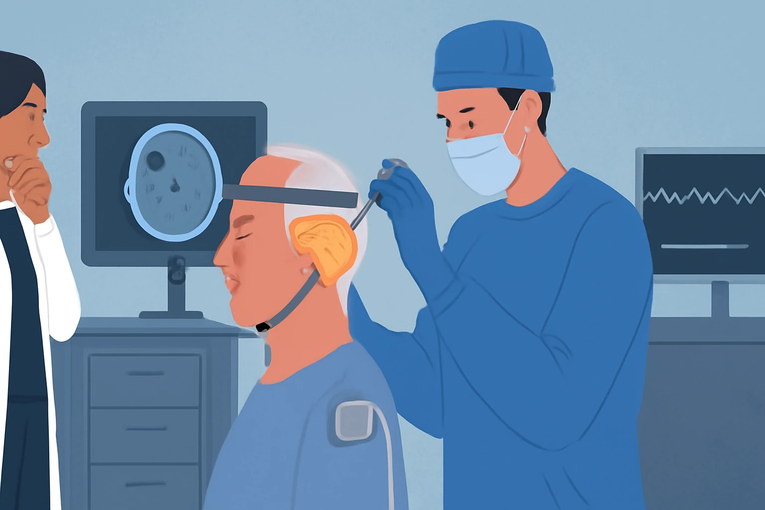 Explore DBS therapy for Parkinson’s: preoperative evaluations, surgical precision, postoperative protocols, and long-term device management.