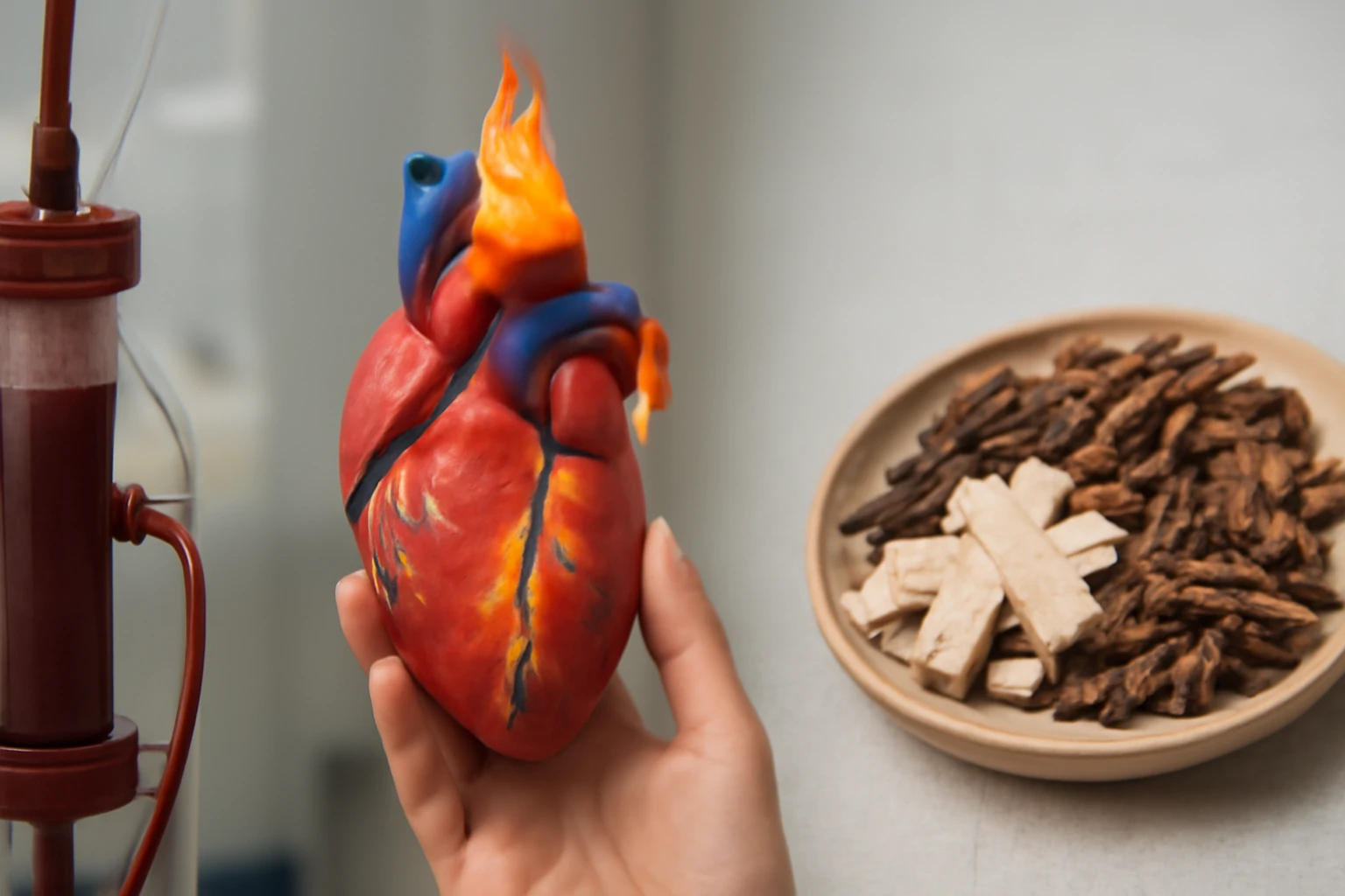 Learn how modern dialysis and TCM's Yunhuo Huoshen therapy combat uremic pericarditis—from toxin clearance to Yang-energy restoration.